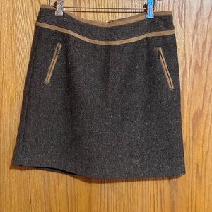 Bob‎ Timberlake Women chocolate Brown Straight Pencil Casual Knee Length Sz 10
